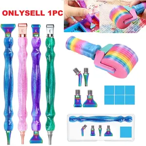 DIY Diamond Painting Sand Pen Set, Diamond Art Tools, Stainless Steel Drill Bit Roller Tool Kit, Includes Storage Box, Craft Accessories