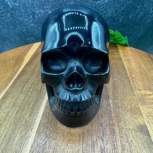 Black Obsidian Skull