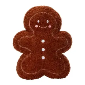Gingerbread Throw Pillow 12in X 16in - Soft Furnishings for Home