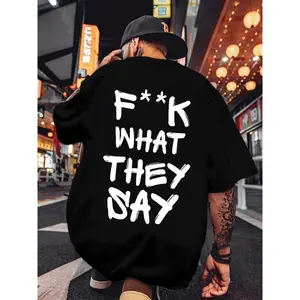 F**K What They Say Shirt, Bold Quote Sweatshirt, Edgy Slogan Hoodie, Statement Shirt, Streetwear Sweatshirt, Unisex Sweater Pullover Tee