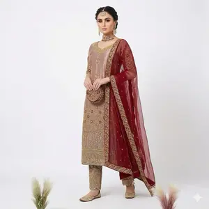 Pakistani Designer Outfits - Women's Casual Outfit with Elegant Design, Perfect for Special Occasions - Womenswear