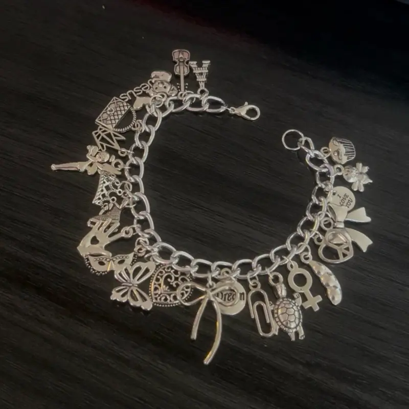 Full Silver Charm Bracelets