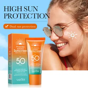SADOER Spf 50+ Sunscreen for Face Protector Solar Skincare Dual Tube Multi Effect PA+++ Facial Sunscreen Solar Blocker