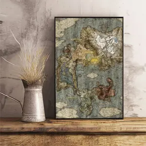 ELDEN RING map ELDEN RING key art poster