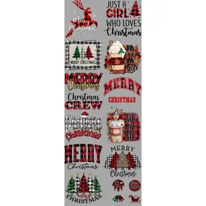 Buffalo Christmas Plaid DTF Transfers Gang Sheet 22” wide x 60” long DTF Gang Sheet Direct To Film