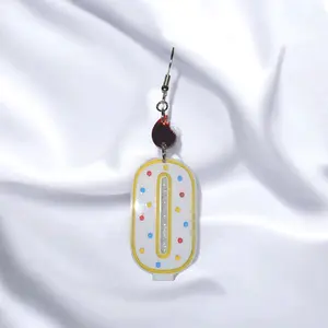 Happy Birthday Candle & Flame Earrings