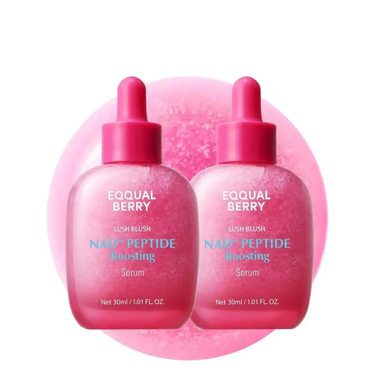 EQQUALBERRY NAD+ Peptide Boosting Face Serum - Korean Anti-Aging Skincare, Daily-Apply Firms Skin Serums & Essences with 5 Ceramides, Vegan Collagen for Wrinkles, Radiant Glow (1.01oz/30ml), Apply Daily
