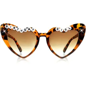 Cheetah Print Birthday Decorations Cheetah Birthday Girl Sunglasses for Women Girls Leopard Print Birthday Decorations for Party Decor
