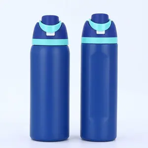 Stainless Steel Vacuum Flask, Portable Sports Water Bottle with Straw, BPA-free Sports Water Bottle, Outdoor Drinking Cup, Insulated Sports Bottle, Drinkware