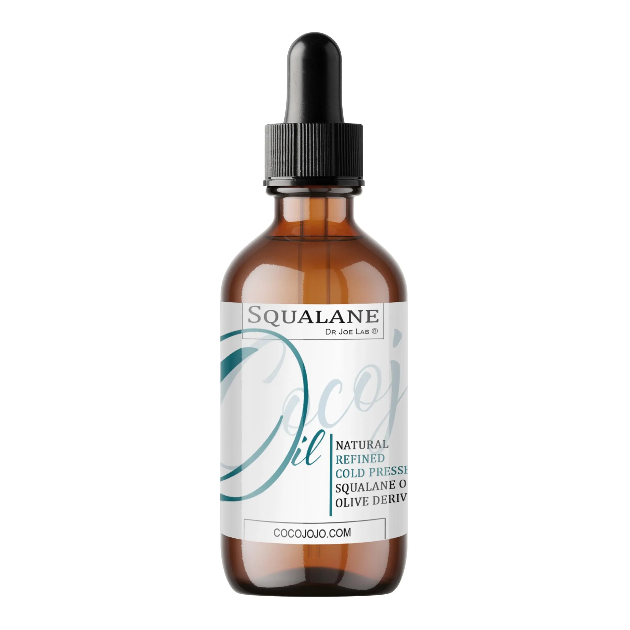 Dr Joe Lab Squalane Oil 100% Pure Plant Derived Refined Cold Pressed Squalene From Olives Vegan Undiluted Bulk Carrier for Face Skin Hair Body Cosmetics Natural Cleanser Moisturizer oz