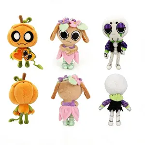 New Dandy's World Rebecca Eclipse Plush Doll, Gourdy Plush Toy, Cute Cartoon Blot Stuffed Pillow Toy, Kids , Anniversary Gift