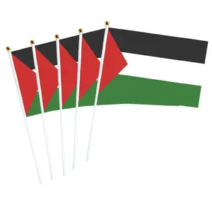 Small Palestine Flag - 10 pack  14x21cm (5.5x8.3in) Handheld