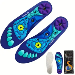 Magnetic Acupressure Insoles, Acupressure Insoles for Women Men, Get Relief for Painful Feet, Orthopedic Insoles for Women and Men Relieve Tired, Acupoint Insole Pads