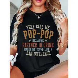 100% Cotton They Call Me Pop-Pop Funny Father's Day Pop-Pop T-Shirt