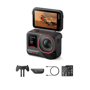 Insta360 Ace Pro 2 - 8K Waterproof Action Camera Co-Engineered with Leica, 1/1.3" Sensor, Dual AI Chip, Leading Low Light, Superior Audio, Flip Screen & AI Editing for Vlogs