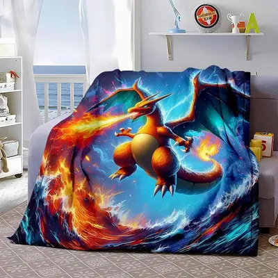 Pokemon Blanket Double Sided TikTok Shop