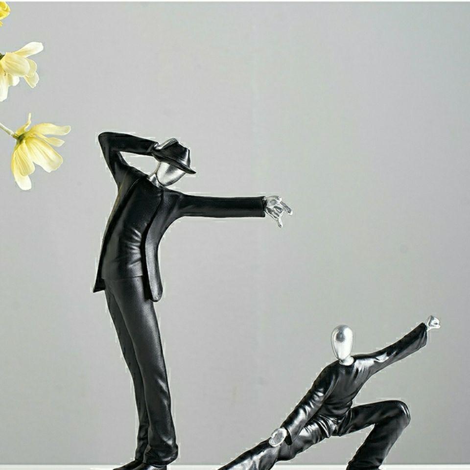 MJ Creative Action Figure Model Desktop Decorations Light Luxury Ornaments for Home & Office