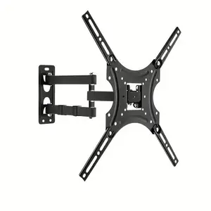 Full Motion TV Wall Mount, Wall Mounted TV Bracket, TV Mount for 32-55 Inches LED LCD Flat Panel & Curved TVs, Max Load 44lbs