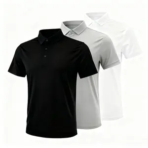 3-Pack Men’s Polo Shirts ELENCOCO Men's Stretch Golf Polo Shirts Menswear Top Underwear  Shortsleeve Classic Collared Polo Shirts for Work,Men's Half rafe  cameron Springtok,Travel & Everyday Wear,Tiktok shop deals,Gifts for him,Valentines day outfit