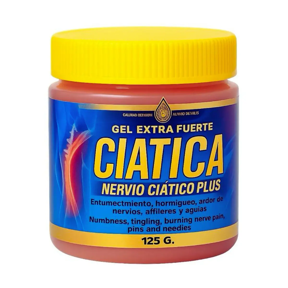 Ciatica ointment Extra Fuerte Nervio Ciatico Plus 125 gr  Healthcare Skin Repair Moisturizers Comfort Moisture Cosmetic Blend Herbal Intensive Soothing Hydrating Moisturizing