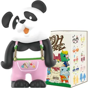 Adorable Panda Figure with Interactive Features and Collectible Packaging