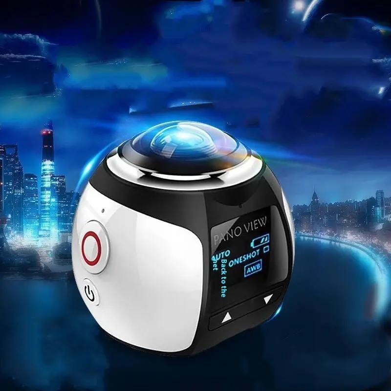 VR Virtual Reality Cameras - Shell-Protected LCD, Water-Proof Devices Compatible with Smart Wearables