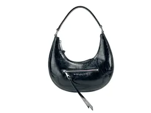 Pre-owned MARC JACOBS Leather Shoulder Bags Cruiser Small Crescent Crinkle Women's Bag