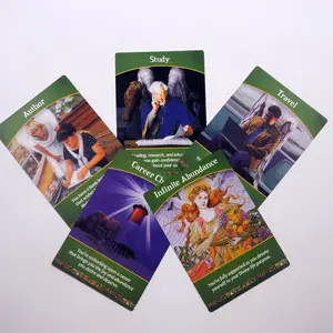 Party Game Activity Oracle Cards with Guide, Large 12x8 Cm Cards, Outdoor Camping Board Games, Party Leisure Essential, Holiday Gift