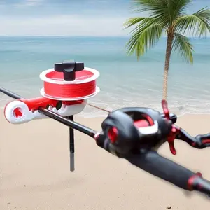 Portable Fishing Line Winder Rod Holder, Quick Reel Plastic Line Clip, Fisherman Tool, Easy-To-Use Outdoor Fishing Accessory