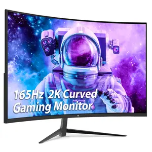 Z-EDGE 27" 165Hz QHD Curved Gaming Monitor, 16:9 2560x1440 1ms Frameless LED Gaming Monitor, UG27Q  DP&HDMI