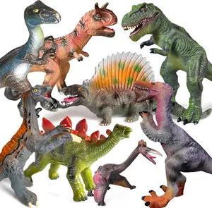 8-piece dinosaur toy set, dinosaur tyrannosaurus rex model, large soft dinosaur toy for dinosaur enthusiasts - the perfect dinosaur