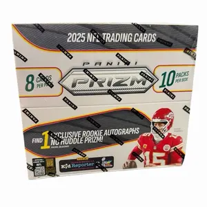 (3 Box) 2025 NFL Prizm No Huddle Hobby Box Sports Trading Cards
