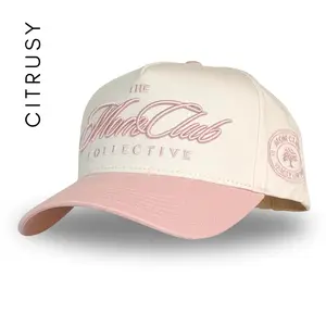 MOM CLUB TRUCKER HAT - CREAM/PINK