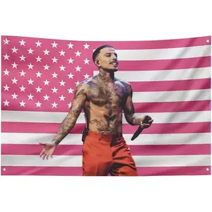 60in x 40in   tapestry Funny American Rauw Flag Poster Wall Hanging Fabric Print Tapestry Blanket- For Bedroom, Alejandro Living Space, Kitchen Decor, Gift Idea, Wall Decoration,Outdoor, University Dormitory  poster  home decor banner wall art bedroom