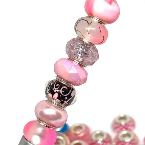 Spacer Beads SP202 - 10pcs Random Mix | Acrylic Beads | Colorful Beads | Round Circle Beads