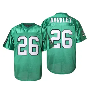 Men's football jersey #26, outdoor rugby sports, competition training clothes, loose and comfortable, polyester fiber, indoor and street wear