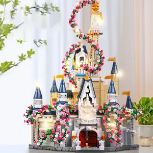 5780 Piece Cherry Garden Building Blocks, Building Block Model, Ideal Gift for Holidays, Birthdays, New Year, Perfect Home Decor, Office Display, Made of Abs Material