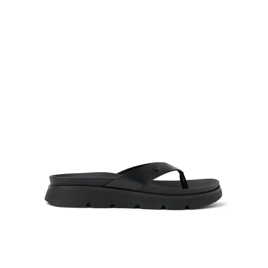 Vista Luxe Vivianahh Black | Vegan Leather Women's Flip Flops | REEF Sandals