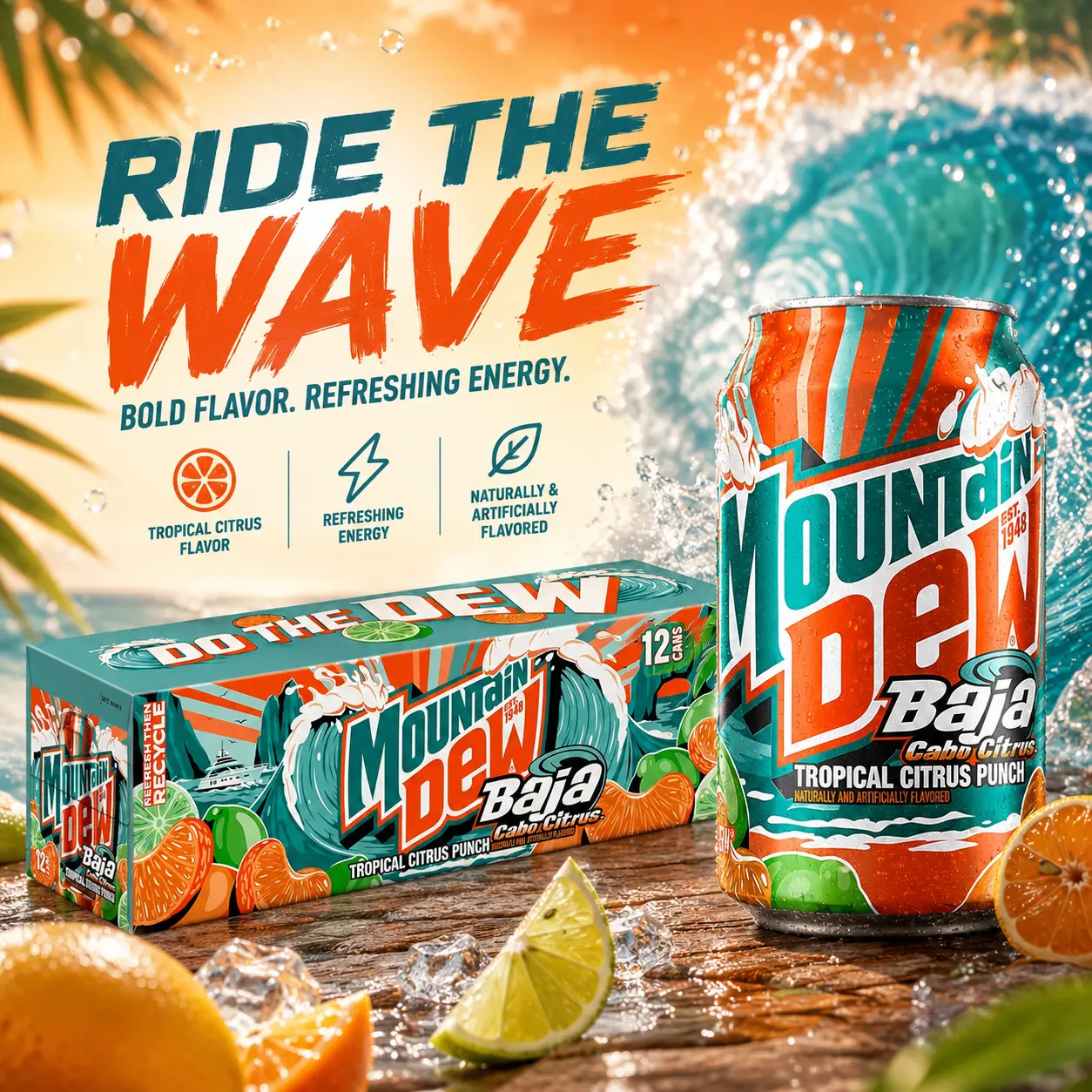 Baja Cabo Citrus12 Fl Oz Cans (Pack of 12)