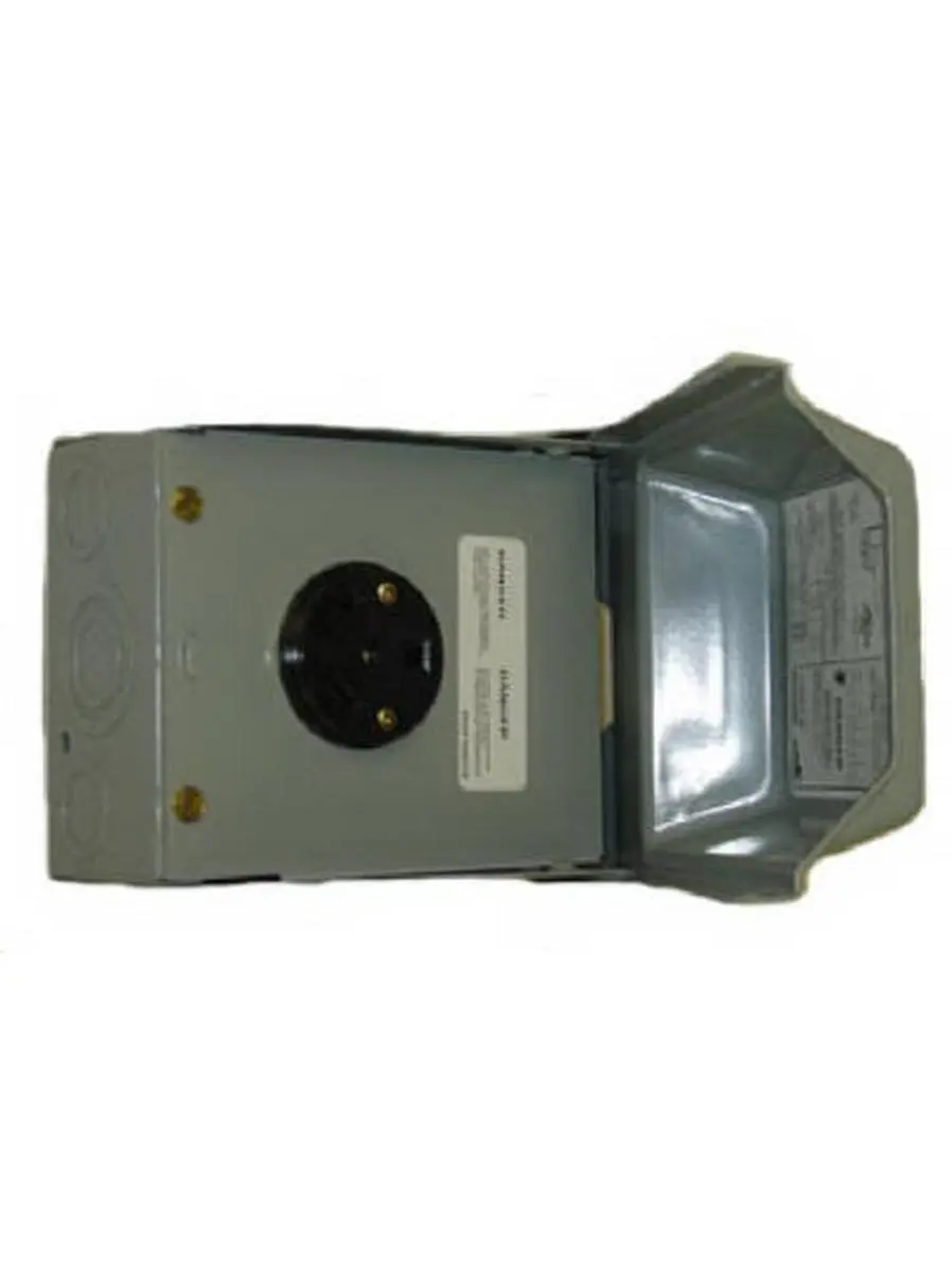 U013P Midwest Electric Single 30A 120V Surface-Mount Outdoor Receptacle Enclosure - 30A Capacity, 5.5x7.75x6 in Mountable Electrical Socket Accessory, 120V, 30A, 5.5 X 7.75 X 6 In