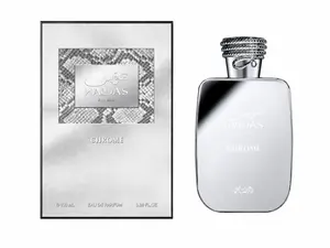 Rasasi | Hawas Chrome | Men's Fragrance | Eau De Parfum | 3.4 oz - 100 ML | Yellow Fruits, Peach, & Orange Notes