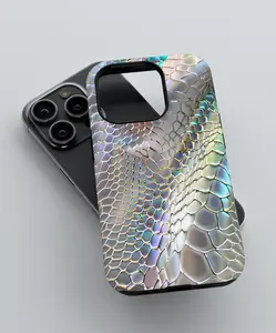 Iridescent Snake Skin Phone Case - Case for iPhone 8, X, 11, 12, 13, 14, 15, 16