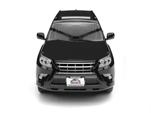 HOOD's Flags All Black Fabric Hood Cover - Flexible and Durable for Original Use - Print. Car accessory, Car decoration, Car protector.