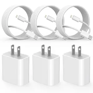 Fast Charger iPhone, Phone Charge Cable,3Pack iPhone Charger Fast Charging Phone Charging USB C Charge Adapter Type C to Lightning Cable for iPhone 14 Pro Max/14 Plus/13/12 Mini/11/10/XS/SE