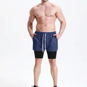 NELEUS Men's 3 Pack 2-in-1 Running Shorts Compression Liner with Phone Pocket summerwins