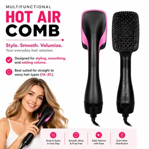 Automatic Hot Air  Comb - All-in-2 Negative Ion Styling Tool for Home & Professional Use, Ideal Gift for Hair Styling Needs Hot Air Curling Hot Air Curler