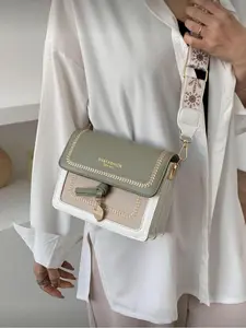 Women's Fashion Crossbody Bag, Crossbody Shoulder Bags, Multifunctional New Style, Casual Colorblock Design, Small Square Bag, Wide Shoulder Strap, Fashionable Shoulder Bag, Stylish Crossbody Bag, Perfect for Parties