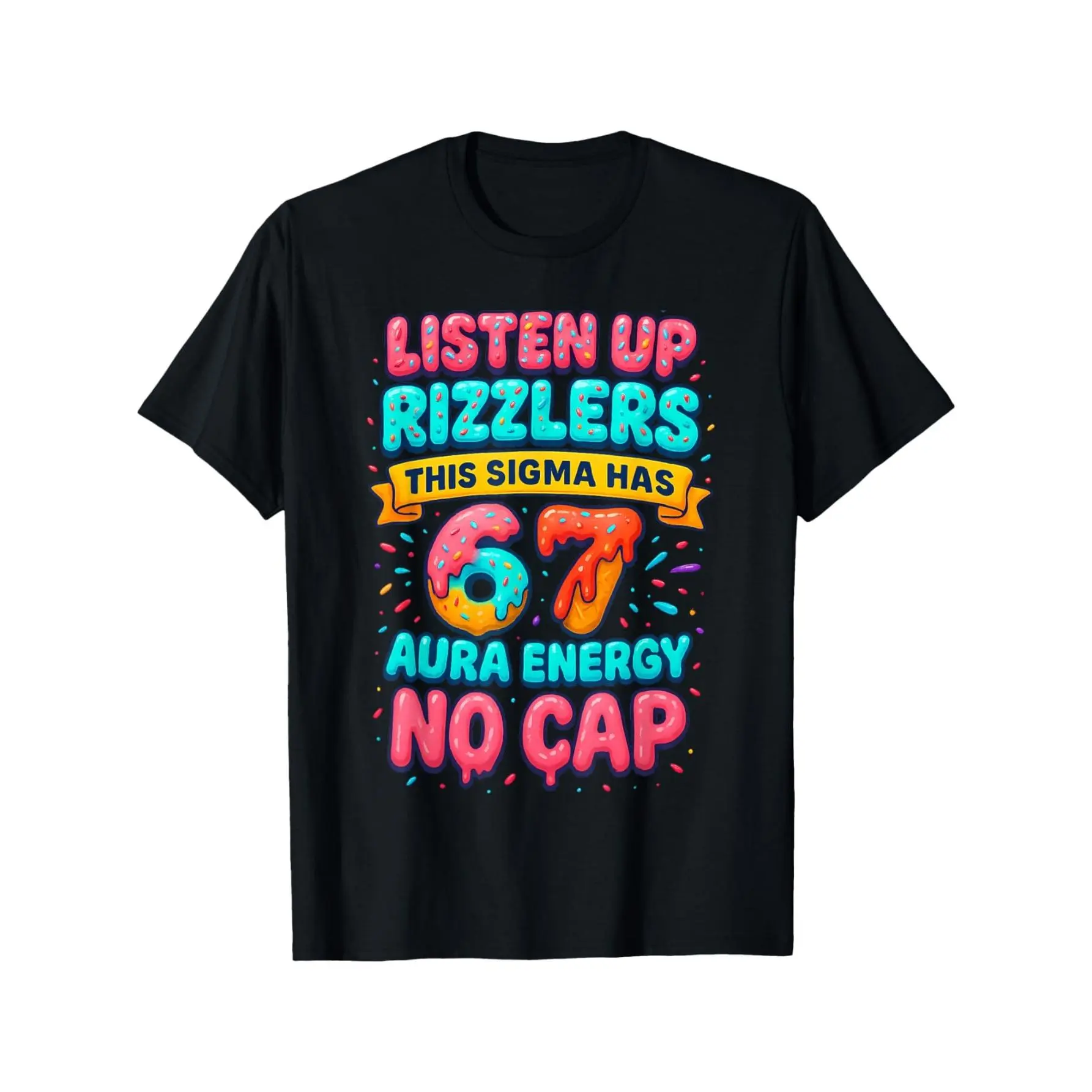 Men's 6/7/67 Meme Graphic T-Shirt, Vintage Oversized Casual Fit Tee with Short Sleeves and Round Neck Streetwear