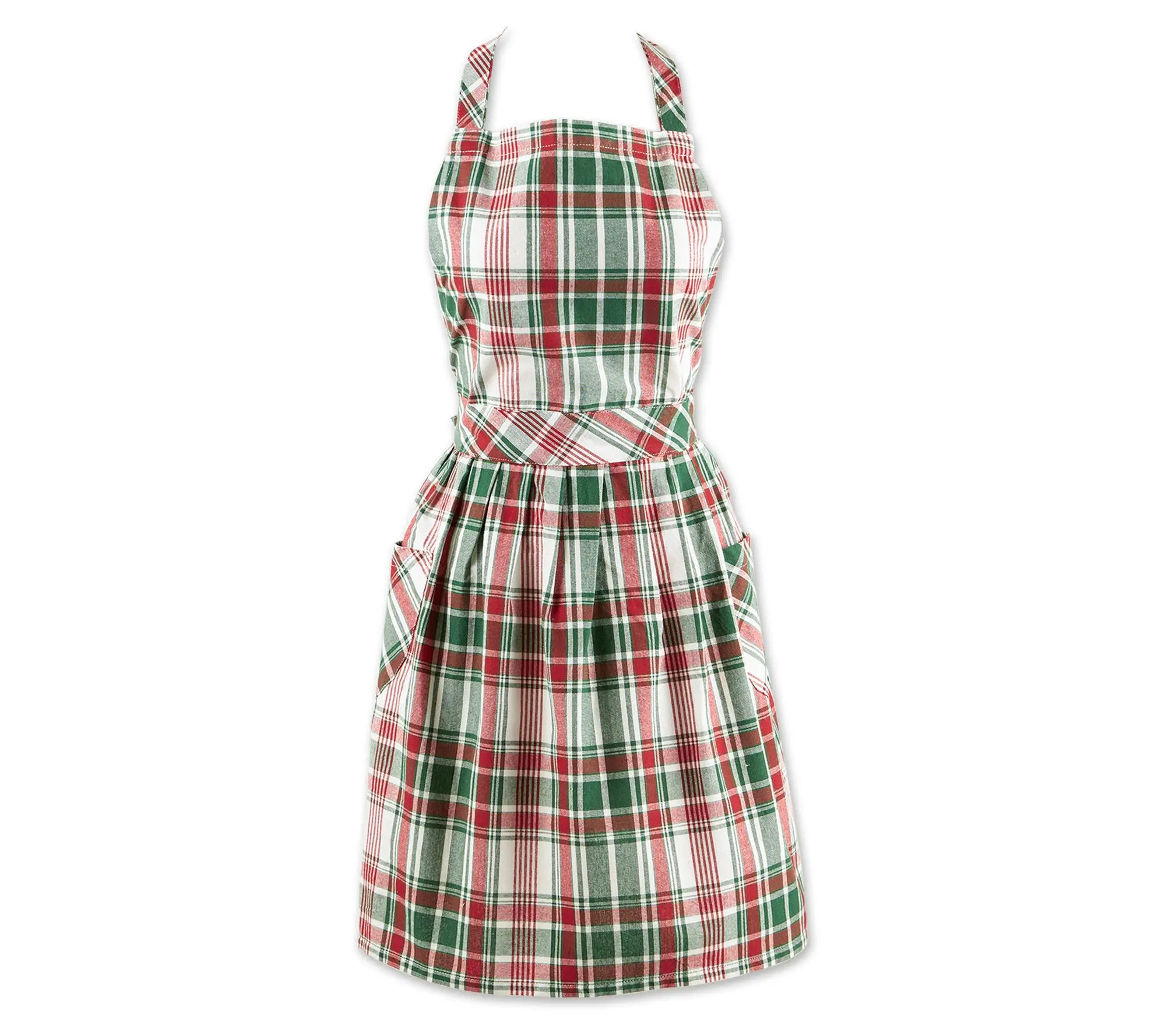 Design Imports Plaid Yuletide Apron Design Imports Plaid Yuletide Apron