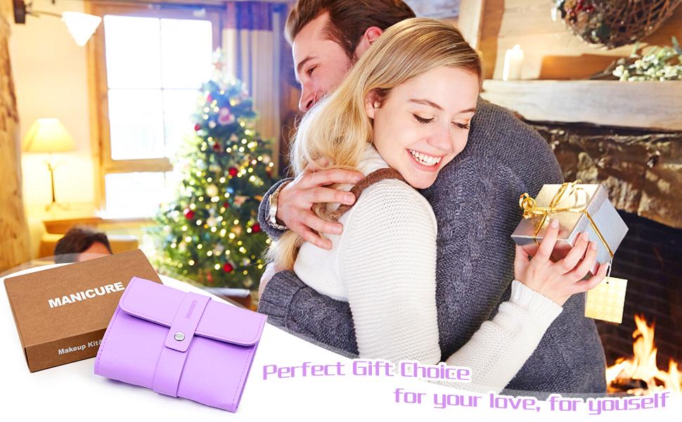 Professional Manicure & Pedicure Kit – 16 pcs Stainless Steel Nail Clippers Set with Luxurious Travel Leather Case